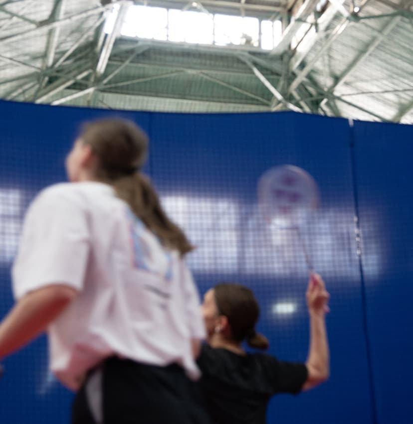 Тренировка по бадминтону в клубе Найт Бадминтон